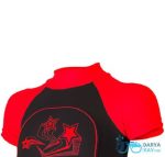 لباس شنای پسرانه آکوا اسفیر مدل York Dark Grey Red ضد UV