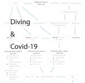 فلوچارت کوید 19 و غواصی